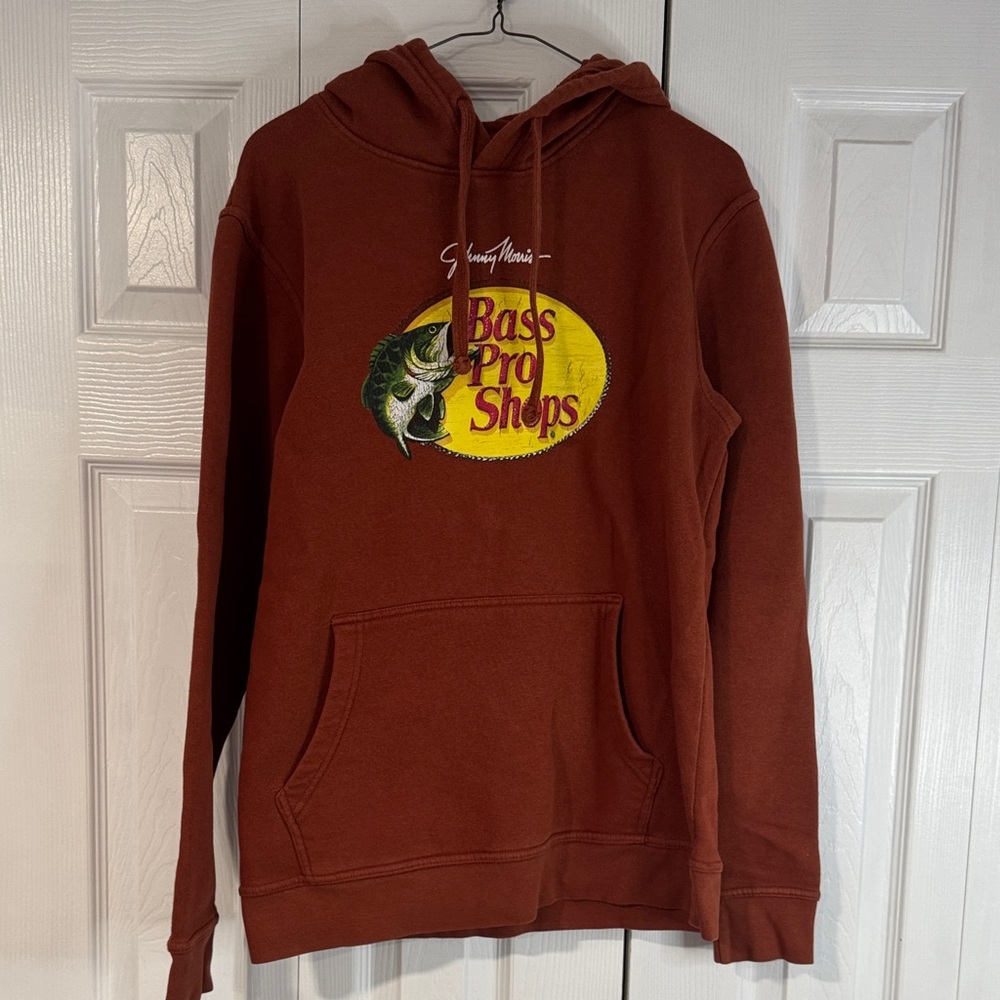Vintage Bass Pro Shops Rust Hoodie